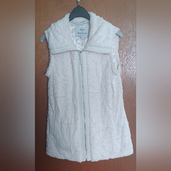 Dennis Basso Women's Sterling Ivory Faux Fur/leather Jacket Size XS - Picture 2 of 10